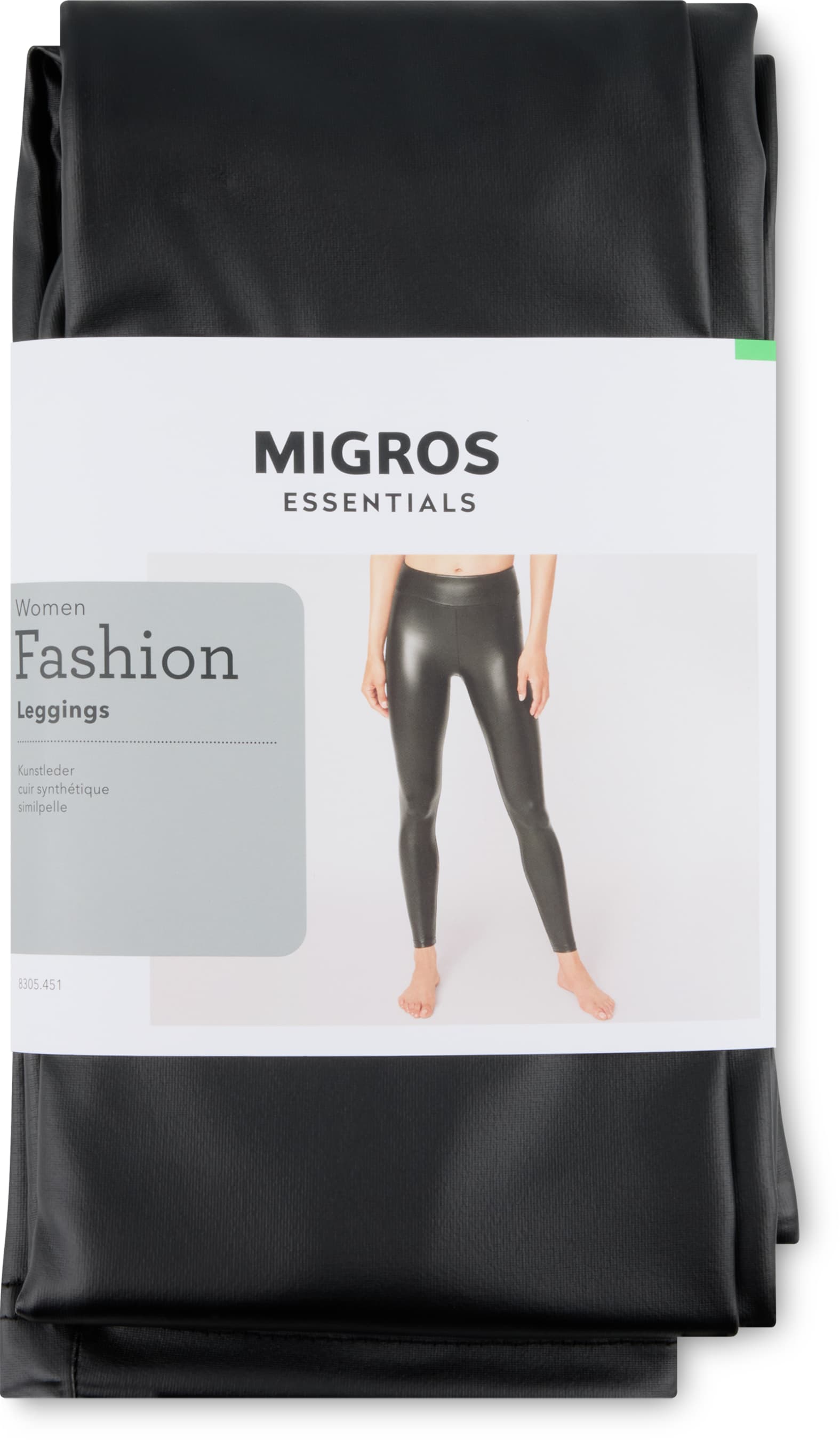 Damen Leggings Fake Leather